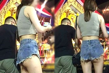 “Ăn mặc hở hang, khêu gợi nơi đền chùa là hành vi thiếu văn hóa”