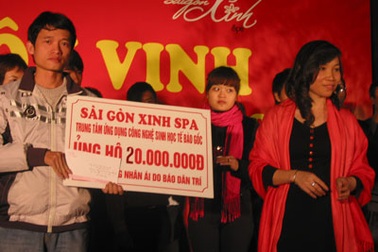 Sài gòn Xinh Spa ủng hộ Quỹ Nhân ái gần 34 triệu đồng