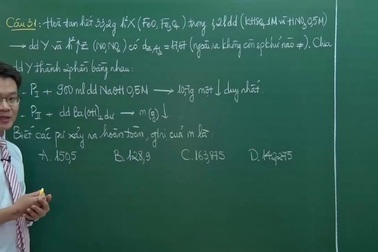 Video bài giảng Hóa học: Dễ dàng ghi điểm câu hỏi vận dụng cao Hóa học vô cơ.