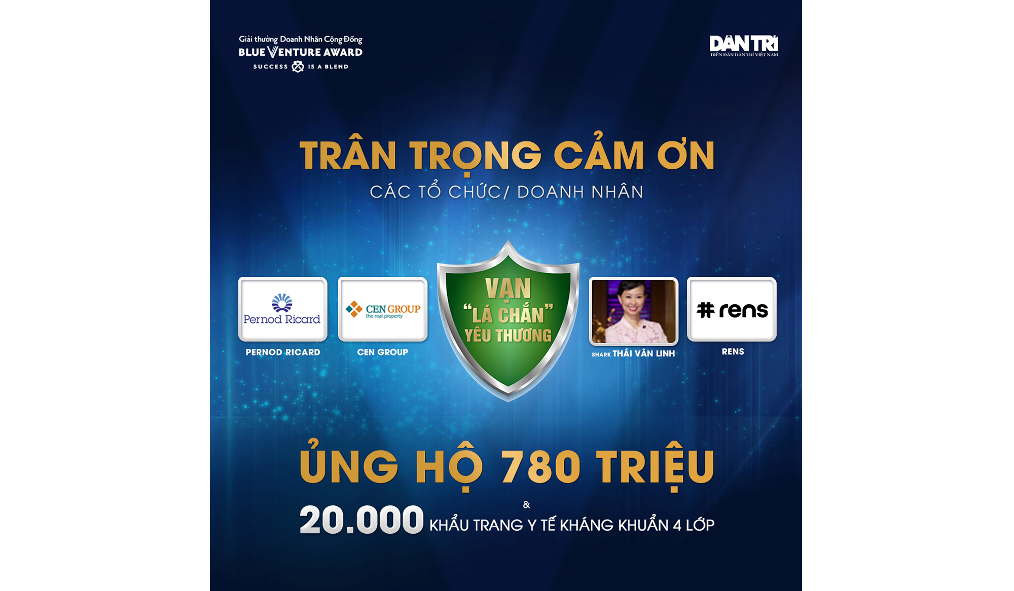 Giải thưởng Doanh nhân Cộng đồng chung tay cùng “Vạn lá chắn yêu thương” - 2 Giải thưởng Doanh nhân Cộng đồng chung tay cùng “Vạn lá chắn yêu thương” - 2