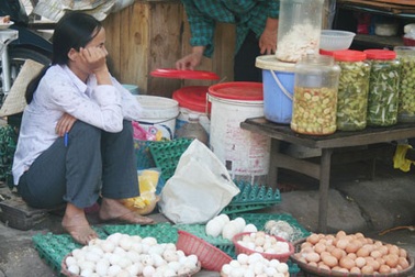 “Nghe ngóng” thị trường trứng Hà Nội