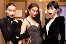 Hương Giang lạ lẫm với tóc tém, Thanh Hằng đeo trang sức 5 tỷ đồng
