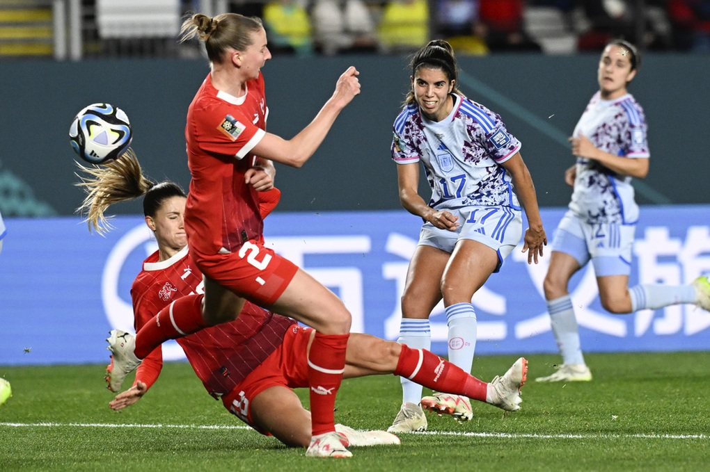 Thắng đậm Thụy Sỹ, Tây Ban Nha tiến vào tứ kết World Cup nữ 2023 - 1 Thắng đậm Thụy Sỹ, Tây Ban Nha tiến vào tứ kết World Cup nữ 2023 - 1