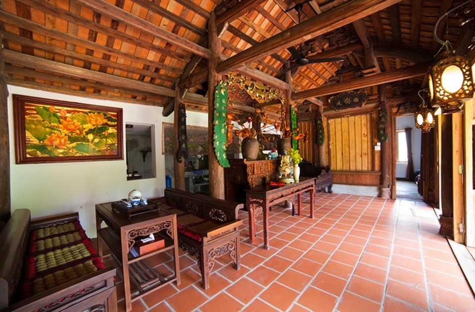 Nhà cổ 3 gian kiểu Bắc Bộ ở Nam Định được vận chuyển hơn 700km vào Hội An - 5