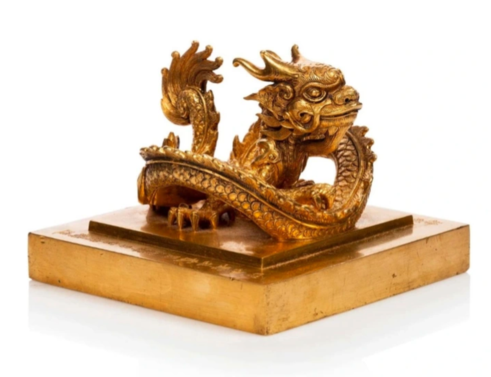 Hồi hương ấn vàng Hoàng đế chi bảo - 1