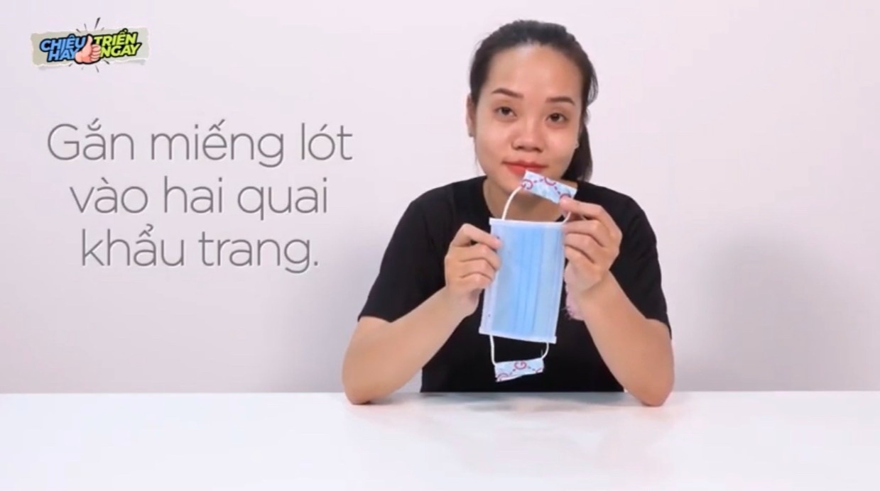 Mẹo hay đeo khẩu trang không đau tai, mờ kính - 5 Mẹo hay đeo khẩu trang không đau tai, mờ kính - 5