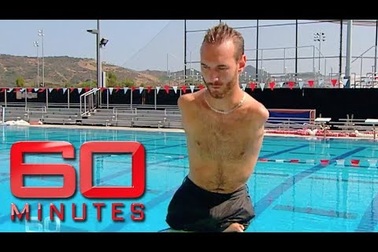 Nghị lực sống đáng ngưỡng mộ của người không tay chân Nick Vujicic