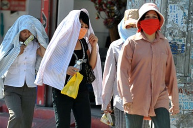 Nắng nóng trở lại khu vực Bắc Bộ và Trung Bộ