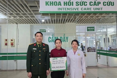 Hơn 600 triệu đồng tiếp sức chàng trai bỏng nặng vượt qua cơn nguy kịch