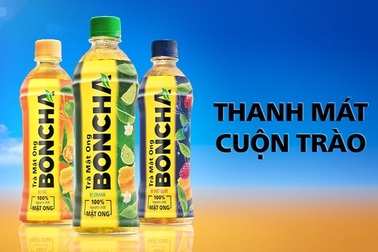 Trà mật ong BONCHA mang "cơn sóng" thanh mát đến với giới trẻ