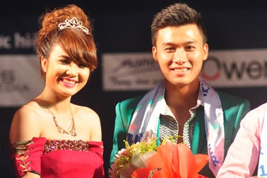 Em gái Công Vinh “già đanh” bên cạnh Mister Hà Nội