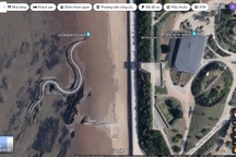 Sự thật về bộ xương rắn khổng lồ trên Google Maps khiến dân mạng xôn xao