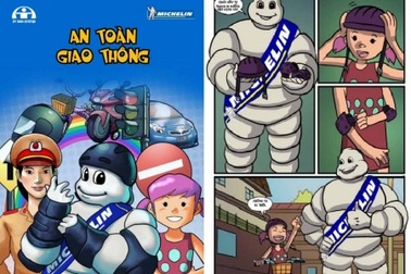 Ủy ban ATGT Quốc gia và Michelin phát hành truyện tranh "An Toàn Giao Thông"