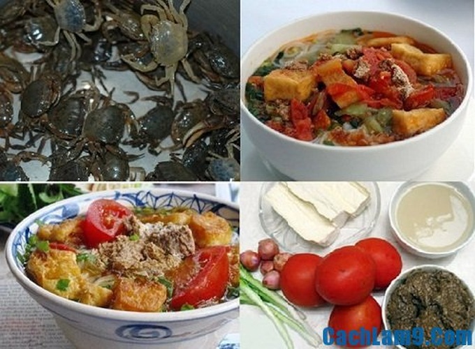 Cách làm bún riêu cua ngon