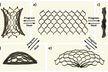 Chỉ cần thêm nhiệt, có thể tạo ra những vật liệu in 4D mới
