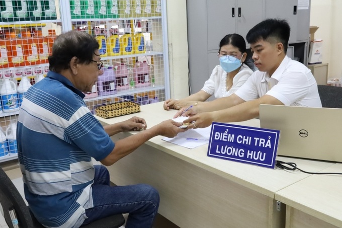 Hình ảnh chi trả lương hưu mới tại Tây Ninh - BHXH Việt Nam cung cấp