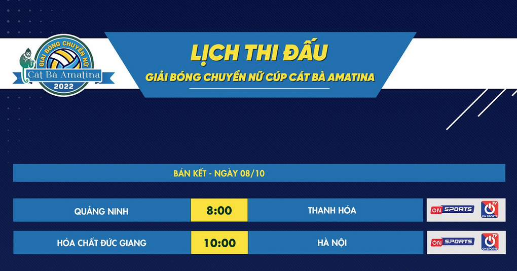 Hà Nội và Thanh Hóa vào bán kết giải bóng chuyền Cúp Cát Bà 2022 - 2 Hà Nội và Thanh Hóa vào bán kết giải bóng chuyền Cúp Cát Bà 2022 - 2