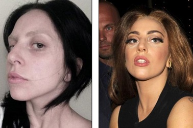 Sốc với mặt "mộc" của mỹ nhân Hollywood