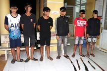 Ngăn chặn nhóm thanh thiếu niên mang hung khí hẹn đánh nhau