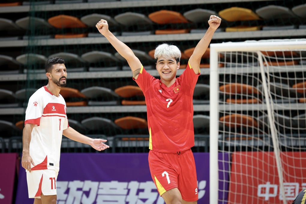 Đánh bại Lebanon, tuyển futsal Việt Nam giành vé dự giải châu Á - 1 Đánh bại Lebanon, tuyển futsal Việt Nam giành vé dự giải châu Á - 1