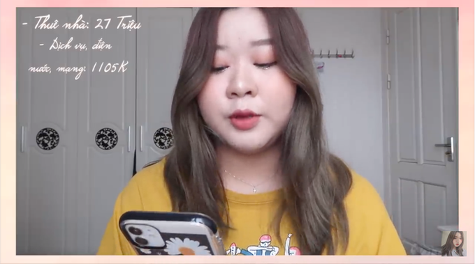 Tiết lộ tiêu gần 50 triệu/tháng, nữ YouTuber sinh năm 2000: Đó là mức chi tiêu trung bình từ khi tự lập - Ảnh 5.