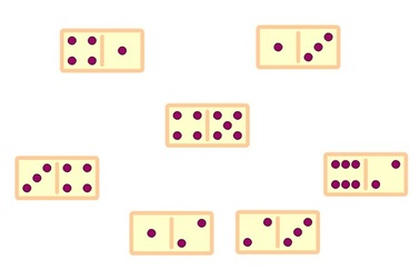 Toán tương tác: Ai xếp được nhiều quân domino nhất?