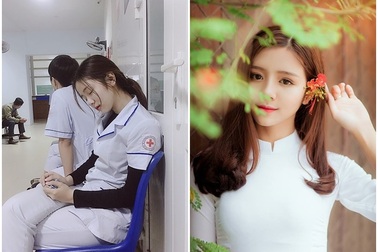 Nữ sinh ngành Y xinh đẹp bất ngờ nổi tiếng do... ngủ gật