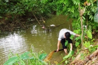 Công ty dệt may đấu nối 1,4km ống nhựa để xả thải ra môi trường