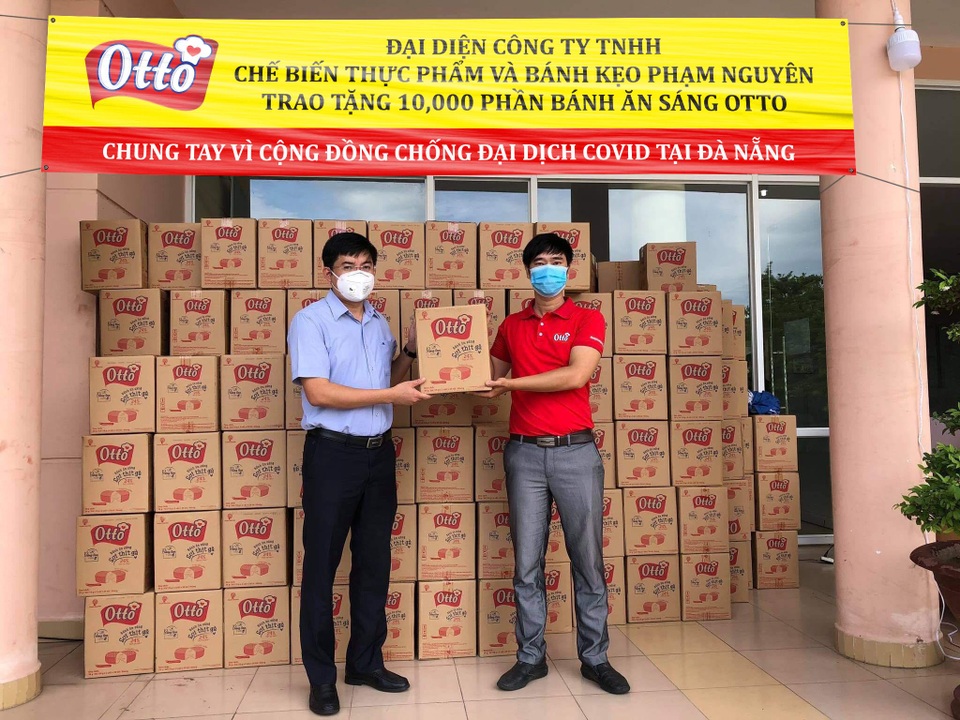 10.000 phần bánh ăn sáng Otto “tiếp sức” Đà Nẵng tuyến đầu chống dịch - 1 10.000 phần bánh ăn sáng Otto “tiếp sức” Đà Nẵng tuyến đầu chống dịch - 1