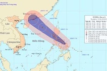 Bão giật cấp 11 trên biển Đông