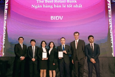 BIDV xuất sắc nhận hai giải thưởng danh giá trong lĩnh vực tài chính bán lẻ