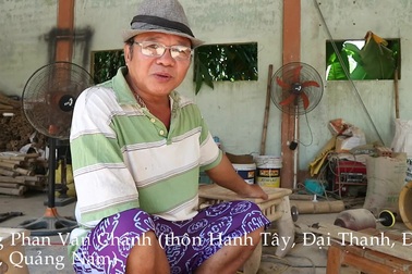 Ông Phan Văn Chánh nói về những gốc tre thành tác phẩm mỹ nghệ