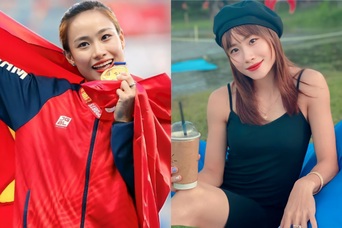 Hoa khôi điền kinh Việt ngoài đời xinh đẹp, khoe dáng gợi cảm