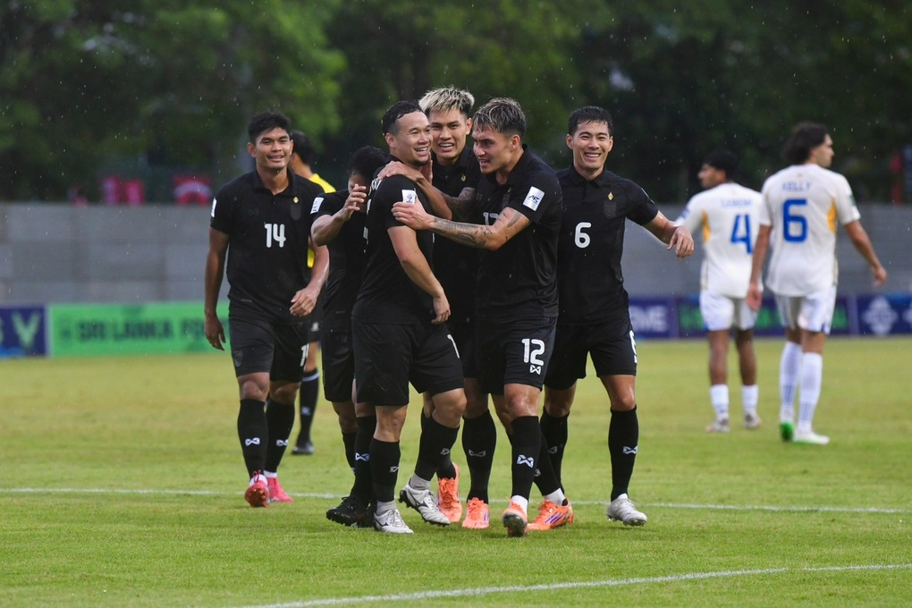Tuyển Thái Lan thắng đậm Sri Lanka, sáng cửa giành vé dự Asian Cup 2027 - 1