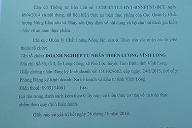 Vụ bị đình chỉ kinh doanh vì… địa điểm quá thuận lợi: Sự chậm chạp bất thường của cơ quan công quyền