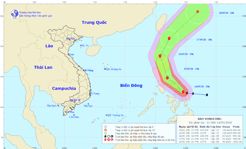 Bão Vongfong giật cấp 14 đổ bộ vào đất liền Philippines - 1 Bão Vongfong giật cấp 14 đổ bộ vào đất liền Philippines - 1