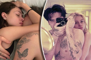 Vợ chồng "cậu cả" Brooklyn Beckham liên tục đăng ảnh "nóng"