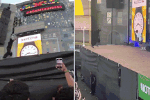 "Xui" fan lao mình khỏi sân khấu, rapper khiến fan gặp tai nạn