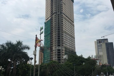 Cận cảnh dự án sắp bàn giao Tháp Doanh Nhân 2018