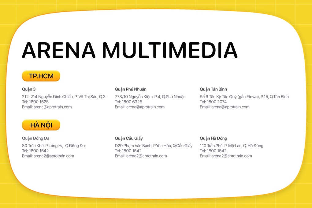 Arena Multimedia cập nhật chương trình Chuyên gia Mỹ thuật Đa phương tiện 2022 - 9 Arena Multimedia cập nhật chương trình Chuyên gia Mỹ thuật Đa phương tiện 2022 - 9