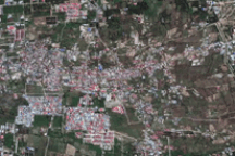 Khoảnh khắc mặt đất “hóa lỏng” cuốn phăng nhà cửa Indonesia nhìn từ vệ tinh