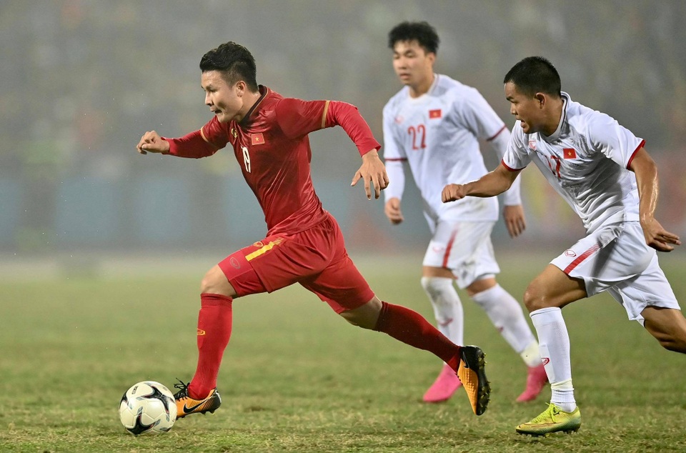 Đội tuyển Việt Nam 2-2 U22 Việt Nam: Dấu ấn lớn của Quang Hải - 10 Đội tuyển Việt Nam 2-2 U22 Việt Nam: Dấu ấn lớn của Quang Hải - 10