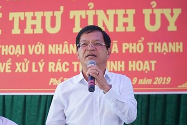 Bí thư Tỉnh ủy Quảng Ngãi xin lỗi nhân dân vì sai phạm tại nhà máy rác