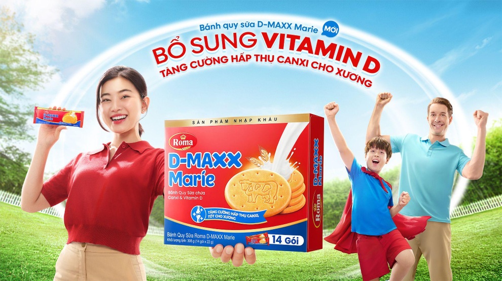 Bánh quy sữa D-MAXX Marie chứa canxi và vitamin D: Mẹ chọn, cả nhà dùng - 3 Bánh quy sữa D-MAXX Marie chứa canxi và vitamin D: Mẹ chọn, cả nhà dùng - 3