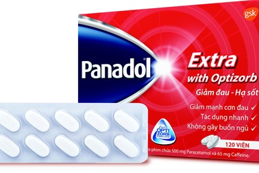Giảm nhanh cơn đau với Panadol Extra with Optizorb