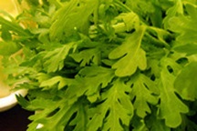 Rau cải cúc mùa lạnh...