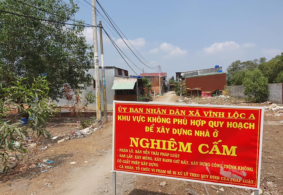 Chồng chất sai phạm ở “thủ phủ” phân lô bán nền giữa TP.HCM - 3 Chồng chất sai phạm ở “thủ phủ” phân lô bán nền giữa TP.HCM - 3