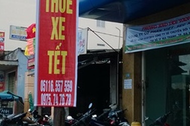 “Sốt” dịch vụ thuê xe tự lái du xuân