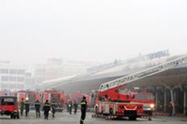 Cháy nhà ga sân bay Tân Sơn Nhất