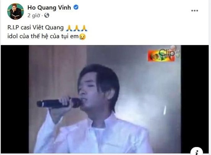 Cả showbiz bàng hoàng khi hay tin ca sĩ Việt Quang qua đời - Ảnh 4.